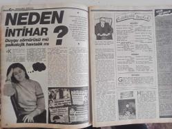 Ses Haftalık Aktüalite Sinema Tiyatro Müzik ve Gençlik Mecmuası Dergisi - 16 Şubat 1985 - Selda Özer - Abdurrahman Keskiner - Atıf Yılmaz - Kadri Yurdatap - Teoman Tümer - Kemal Kan - Yaşar Tunalı - İsmail Aydın - Sinem Özer - Erdal Bekar - Muharrem Tonyalı - Müjde Işıl - Pınar Doğan - Emel Sayın - Bu Okuldan Artist Çıkar mı? - Çiğdem Günay - Perran Kutman - Sezen Aksu - Levent Baki - Michael Jackson - Neden İntihar? - Türkan Şoray Kızına Kavuştu - Hülya Avşar Posteri - Şirin ve Gözalıcı - Haldun Dormen - Deniz Akbulut - Oya Aydoğan - İpek Erdem - Aynur Aydan - Kadir İnanır - Canan Özbek - Gençlik Sevmektir Fotoromanı - Çiğdem Günay - Sibel Sararer - Mustafa Kocabaş - Cüneyt Arkın - Perihan Savaş - Ercan Yazgan - Türk Sinemasının 10 Yılı Değerlendirilecek - Aksu Battaniye Reklamı fotoğraf ve haberi - Posterli Tam Takım Dergi