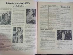 Sosyete 13 Aylık Tiyatro, Sanat ve Sosyete Mecmuası Dergisi - 13 Ocak 1970 - Özerdil ve Yardımcı'lar 1969'un En Güzel Düğününü Yaptılar - Suna Doğan - Münire Erkmen, Ruja Delçeva - Necdet Özerdil - Ayten Karaman - Necla Butik - 1970'e Tarabya'da Girenler - İnayet Gökben - Nursel Güllüoğlu - Melih Öke - Sevin Yener - İbrahim Balaban - Ertunç Başbuğ - Rezzan Şenocak - Gülriz Sururi - Engin Cezzar - Semra Asılyazıcı - Hayret Bakioğlu - Rubirosa Junior Hakenşimit - Muzaffer Yılmaz - Serab Güven - Melda Kaptana - Filiz Borak - Can Gülmeni - Vefa Poyraz - Gönül Ülkü - Gazanfer Özcan - Afif Erdemir - Saadet Karatay - Kemal Özdoyuran - Zeynep Erel - Kanat Gür - Clark İsmail - Beyrutlu Emil Şarmuta - Erol Simavi - Suzi Taylan - Vitali Hakko fotoğraf ve haberi - Tam Takım Dergi