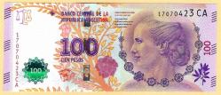 arjantin ARGENTINA 100 PESO 2012 EVA PERON UNC (16 005) ÇİL