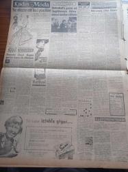 Cumhuriyet Gazetesi - 16 Temmuz 1957 - Londra Kıbrıs'a Dair Planını Açıklamayadı - Türkiye İçin En Son Fedakarlık Kıbrıs'ın Taksim Edilmesidir - Doktor Fazıl Küçük - Ortaköy İstinye Sahil Yolunun İmar Planı - Kapalıçarşının Dördüncü Kısmı Yarın Açılıyor - Asya Gribi Suriye İle Lübnan'ı Sardı - Amerika Gazetecileri Kızıl Çin'e Gidebilecek - İşçi Sanatoryumu Dün Törenle Açıldı - Senenin En Beğenilen Perde Ve Sahne Eseri Uyuyan Prens- Yanlış Zifaf Yazan Kemal Bilbaşar Yazı Dizisi - Üsküdar Tramvayları Belediyeye Devredildi - Burhan Felek - Balerin Tenasüp Önad Kopuz Parlak Başarı İle Dönüyor - Sana Nebati Margarin - Kıbrıs Meselesini İsmet İnönü Halledebilir- Adalet Takımının Davet Ettiği Molnar Dün Gece Geldi - 12. İstanbul Tenis Turnuvası Hazırlıkları - Fransa Ordu Takımı Dünya Şampiyonu - Galatasaray Basketbol Takımı Dün Sabah Uçakla Kars'a Gitti - Pan American - Opon Ağrı Kesici
