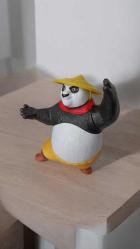 kung fu panda orijinal figür oyuncak pelerinli 12 cm