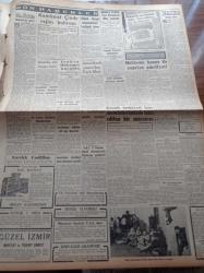 Cumhuriyet Gazetesi - 19 Haziran 1957 - İthal Mallarının Yeni Kar Hadleri - Suriye'de Nelerle Vakit Geçiriyorlar - Osman Bölükbaşı Cumra Ve Karaman'da - Kore Tugayı Kumandanlarından Celal Dora'ya İftira Eden Binbaşı 1 Ay 20 Gün Hapse Mahkum Oldu - Seçimler Hakkında Kasım Gülek'in Demeci - Pierre Loti'nin Bir Kahramanı İle Mülakat Yazan Adile Ayda - Yanlış Zifaf Yazan Kemal Bilbaşar Yazı Dizisi - Soprano Leyla Gencer'in Yeni Bir Muvaffakiyeti - Komünist Çin'de Rejim Buhranı - Bir Perde Kapandı Yazan Nihal Karamağaralı - Suzan Köktürk Beyaz Sarayda- Yehovacıların Duruşması - Enternasyonal Boks Turnuvası Yapılacak - Milli Basketbol Takımımız Dün Sofyaya Hareket Etti - Altın Jübilenin Hikâyesi - Piyale Makarnası - Blendax Şampuanı