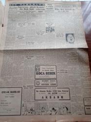 Cumhuriyet Gazetesi - 6 Ocak 1953 - Kuzey Atlantik Paktı Ordusunun Durumu - Yağ Fabrikası Dün Çalışmağa Başladı - İller Bankası Genel Müdürü Nafiz Ergeneli - Sünger Avcıları Arasından Geliyorum Gemi Mezarlığında Yazan Yaşar Kemal Yazı Dizisi - Churchill Amerika'ya Vardı - Reha Oğuz Türkkan - 3 Kadının Romanı Yazan Peride Celal Yazı Dizisi - Fransa'da Rene Mayer Başbakan Olmayı Kabul Ediyor - Karikatürist Ramiz Gökçe Vefat Etti -İsrailde Atatürk Ormanı Kuruldu - Gece Gelen Ses Yazan Hamdi Varoğlu - Sümer Sineması - Meşhur Desportos Takımı Mayıs'ta Şehrimize Gelecek - Beşiktaş Adalet Maçı Bugün Yapılıyor - Doğum Yıldönümü Münasebetiyle Pakistan Kurucusu Mehmet Ali Cinnah - Gripin - Kadınlar Celladı Yazı Dizisi - Hikaye Ekmek Yazan Reşad Enis - Ramizin Karikatürleri - Steyr Servis İstasyonu - Radyolin Diş Macunu - Çapamarka - Lüks Vejetalin Koko Yağı - Nefis Arı Bisküvileri