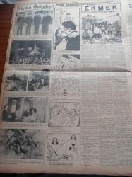 Cumhuriyet Gazetesi - 6 Ocak 1953 - Kuzey Atlantik Paktı Ordusunun Durumu - Yağ Fabrikası Dün Çalışmağa Başladı - İller Bankası Genel Müdürü Nafiz Ergeneli - Sünger Avcıları Arasından Geliyorum Gemi Mezarlığında Yazan Yaşar Kemal Yazı Dizisi - Churchill Amerika'ya Vardı - Reha Oğuz Türkkan - 3 Kadının Romanı Yazan Peride Celal Yazı Dizisi - Fransa'da Rene Mayer Başbakan Olmayı Kabul Ediyor - Karikatürist Ramiz Gökçe Vefat Etti -İsrailde Atatürk Ormanı Kuruldu - Gece Gelen Ses Yazan Hamdi Varoğlu - Sümer Sineması - Meşhur Desportos Takımı Mayıs'ta Şehrimize Gelecek - Beşiktaş Adalet Maçı Bugün Yapılıyor - Doğum Yıldönümü Münasebetiyle Pakistan Kurucusu Mehmet Ali Cinnah - Gripin - Kadınlar Celladı Yazı Dizisi - Hikaye Ekmek Yazan Reşad Enis - Ramizin Karikatürleri - Steyr Servis İstasyonu - Radyolin Diş Macunu - Çapamarka - Lüks Vejetalin Koko Yağı - Nefis Arı Bisküvileri