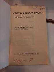 MULTİPLE CHOİCE CHEMİSTRY