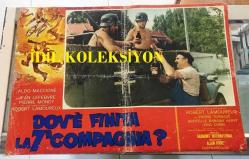 ORİJİNAL BEZ SİNEMA AFİŞ - MÜKAFAT, (Dov'è finita la 7ª compagnia? - Mais où est donc passée la 7ème compagnie) 1973, BEZ FİLM AFİŞİ / POSTERİ - BÜYÜK BOY - ORİJİNAL - 64 X 46 cm EBADINDA - Original Turkish Big Size Movie Poster - Robert Lamoureux,  Robert Lamoureux, Jean Lefèvre, Pierre Mondy, Aldo Maccione, Pierre Tornade, Jacques Marin, Paul Bisciglia, Robert Dalban, Alain Doutey, Magali Vendeuil, Marcelle Ranson-Hervé, Erik Colin, Robert Lamoureux, Florence Blot, Konrad von Bork, Michel Duchezeau, Jean-Claude Houdinière, Corinne Lahaye, Rudy Lenoir, Paul Mercey