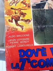 ORİJİNAL BEZ SİNEMA AFİŞ - MÜKAFAT, (Dov'è finita la 7ª compagnia? - Mais où est donc passée la 7ème compagnie) 1973, BEZ FİLM AFİŞİ / POSTERİ - BÜYÜK BOY - ORİJİNAL - 64 X 46 cm EBADINDA - Original Turkish Big Size Movie Poster - Robert Lamoureux,  Robert Lamoureux, Jean Lefèvre, Pierre Mondy, Aldo Maccione, Pierre Tornade, Jacques Marin, Paul Bisciglia, Robert Dalban, Alain Doutey, Magali Vendeuil, Marcelle Ranson-Hervé, Erik Colin, Robert Lamoureux, Florence Blot, Konrad von Bork, Michel Duchezeau, Jean-Claude Houdinière, Corinne Lahaye, Rudy Lenoir, Paul Mercey