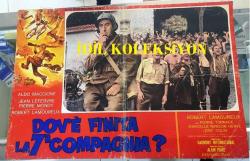 ORİJİNAL BEZ SİNEMA AFİŞ - MÜKAFAT, (Dov'è finita la 7ª compagnia? - Mais où est donc passée la 7ème compagnie) 1973, BEZ FİLM AFİŞİ / POSTERİ - BÜYÜK BOY - ORİJİNAL - 64 X 46 cm EBADINDA - Original Turkish Big Size Movie Poster - Robert Lamoureux,  Robert Lamoureux, Jean Lefèvre, Pierre Mondy, Aldo Maccione, Pierre Tornade, Jacques Marin, Paul Bisciglia, Robert Dalban, Alain Doutey, Magali Vendeuil, Marcelle Ranson-Hervé, Erik Colin, Robert Lamoureux, Florence Blot, Konrad von Bork, Michel Duchezeau, Jean-Claude Houdinière, Corinne Lahaye, Rudy Lenoir, Paul Mercey