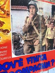 ORİJİNAL BEZ SİNEMA AFİŞ - MÜKAFAT, (Dov'è finita la 7ª compagnia? - Mais où est donc passée la 7ème compagnie) 1973, BEZ FİLM AFİŞİ / POSTERİ - BÜYÜK BOY - ORİJİNAL - 64 X 46 cm EBADINDA - Original Turkish Big Size Movie Poster - Robert Lamoureux,  Robert Lamoureux, Jean Lefèvre, Pierre Mondy, Aldo Maccione, Pierre Tornade, Jacques Marin, Paul Bisciglia, Robert Dalban, Alain Doutey, Magali Vendeuil, Marcelle Ranson-Hervé, Erik Colin, Robert Lamoureux, Florence Blot, Konrad von Bork, Michel Duchezeau, Jean-Claude Houdinière, Corinne Lahaye, Rudy Lenoir, Paul Mercey