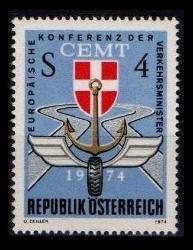 +++ AVUSTURYA  TRAFİK KONFERANSI  1974       - DAMGASIZ