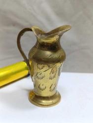 K97-----PİRİNÇ DÖKÜM MİNYATÜR SÜRAHİ