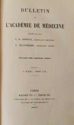 Bulletin de L'Academie De Medecine, 3e Serie, Tome: LXX