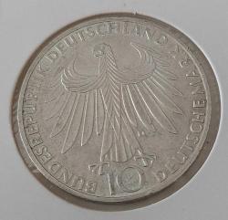 1972-D ALMANYA ( DEUTSCHLAND) XX. MÜNİH OLİMPİYAT OYUNLARI ORİJİNAL 10 MARK GÜMÜŞ HATIRA PARASI ÇİLALTI 2PAA1R ÇOK NADİR