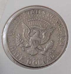 1972 ABD KENNEDY HALF (YARIM) DOLAR D-FG HARFLİ ORİJİNAL MADENİ PARASI ÇİLALTI 3ŞYE1R ÇOK NADİR