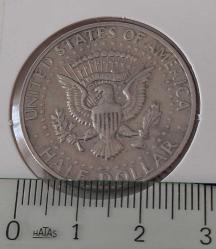 1972 ABD KENNEDY HALF (YARIM) DOLAR D-FG HARFLİ ORİJİNAL MADENİ PARASI ÇİLALTI 3ŞYE1R ÇOK NADİR