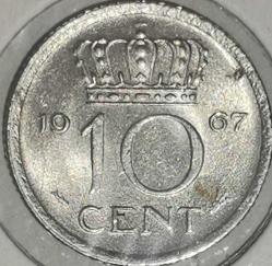 HOLLANDA 1967 10 CENT   LEUCHTRUMM KAPAMASINDA