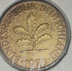 ALMANYA 1978 10 PFENNIG   LEUCHTRUMM KAPAMASINDA