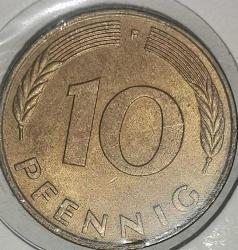 ALMANYA 1977   10 PFENNIG   LEUCHTRUMM KAPAMASINDA