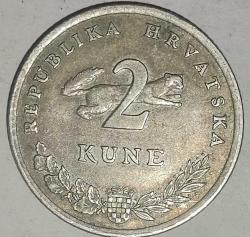 HIRVATİSTAN 1993 2 KUNA