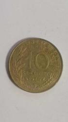 FRANSA 1976 10 CENTIMES