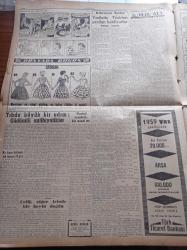 Cumhuriyet Gazetesi - 15  Haziran 1959 - Yeni Veraset Kanunu Dün Yürürlüğe Girdi - Mahalli Seçimlerin Yapılması Katileşiyor - Grekoromende Balkan Şampiyonuyuz - Kasım Gülek Adana'da Konuştu - Batı Almanya Başbakanı Adenauer'e Göre İhtilaf Sona Erdi - Münevver Din Adamı İhtiyacı - Hasan Ali Yücel Köşe Yazısı - Dünyada İlk Defa Bir Sovyet Gizli Ajanının İfşaatı Yazı Dizisi - Kurtlar Ulurken Yazan Alix Andre Yazı Dizisi - Hindistan'da Komünizm Aleyhtarı Nümayişler - Bedri Rahmi Eyüboğlu Pazartesi Konuşmaları - Burhan Felek - Uluç Ali Yazan Halikarnas Balıkçısı Yazı Dizisi - Haftalık Radyo Programı - Fenerbahçe Milli Lig Şampiyonu Oldu - Fenerbahçe'nin Şampiyonluğu Yurdda Yankılar Yarattı - Fenerbahçe Federasyon Başkanı Faik Gökay'ın Elinden Şampiyonluk Kupasını Aldı - Ankara'daki Bisiklet Yarışları