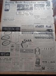 Cumhuriyet Gazetesi - 17 Haziran 1959 - Et Ve Sakatat Fiyatlarına Dün Yüzde 25 Zam Yapıldı - Bugün Kurban Bayramı - Kız Kolejindeki Türk Müdür Muzaffer Yeşim İşinden Alındı - Yunus Nadi Armağanı - Demokrat Parti'nin 67 İl Başkanı Toplantıya Çağrılıyor - Dün Yürürlükten Kaldırılan Milli Korunma Kararnameleri - Memleket Davaları Yazan Fakir Baykurt - Dünyada İlk Defa Bir Sovyet Gizli Ajanının İfşaatı Yazı Dizisi - Kurtlar Ulurken Yazan Alix Andre Yazı Dizisi - Hipnotizmacılık Yaparak Kasayı Soydu - Kıbrıs Türktür Partisinin Adı Kıbrıs Milli Türk Birliği Oldu - Üçüncü Halk Oyunları Bayramı Hazırlandı -  Burhan Felek - Uluç Ali Yazan Halikarnas Balıkçısı Yazı Dizisi - Türk İş Bankası -  Çapamarka -  Beşler Sucuk Fabrikası - Galatasaray Antrenör Dick İle Yollarını Ayırdı - Galatasaray Santraforu Metin Oktay Milli Takım Kadrosundan Affını İstedi - İspanya Kupasında Barcelona Real Madrid'i Yendi - Genç Atlet Pivatovks Dünya Disk Atma Rekoru Kırdı - Ataköy Plajı