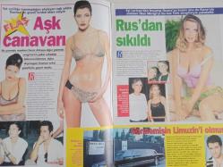 Dolce Haftalık Aktüalite Sinema Tiyatro Müzik ve Magazin Dergisi - 3 Ekim 1999 - Hülya Avşar - Müge Dağıstanlı - Duygu Dikmenoğlu - Levent Yüksel - Sertab Erener - Özalp Birol - Nükhet Duru - Mehmet Teoman - Demet Sağıroğlu - Deniz Seki - Pınar Altuğ - Sezer İnanoğlu - Zümran Delibalta - Deniz Akkaya - Şebnem Dönmez - Mahsun Kırmızıgül - Teoman - İlker Mengi - Elena Terrekova - Göksel Solak - İlker Mengi - Selin Toktay - Esra Tümen - Levent Ceylan - Esra Tümen - Ozan Doğulu - Hülya Arık Posteri - Özlem Tekin - Eran Tapan - Esin Moralıoğlu - Uğur Işık - Müge Arnas - Sevda Demirel - Başak Sayan - Ali Serter - Hasan Erdem - Ayşe San - Pınar Tezcan - Hakan Ural - Sergen Yalçın - Pınar Tezcan - Altuğ Başar - Rita Fink - Siret Derman - Sonay Gülergin - Ella Mengi - Neşe Erberk Gurdikyan - Sevcan Zabit Erberk - Şevval Sam - Çağla Köker - Veli Çelik - Koray Kasap - Abdullah Nemli - Melih Baler - Güngör Denizaşan - Didem Taslan fotoğraf ve haberi - Posterli Tam Takım Dergi