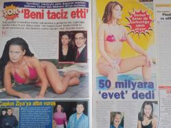 Dolce Haftalık Aktüalite Sinema Tiyatro Müzik ve Magazin Dergisi - 10 Aralık 2000 - Nefise Karataş - Mehmet Ali Erbil - Ziya Kürküt - Müge Dağıstanlı - Şahin Özer - Ebru Şallı - Gülşen - Murat Varol - Demir Demirkan - Demet Söz - Sertab Erener - Alpay Başaran - Seda Sayan - Duygu Dikmenoğlu - Hasan Kosif - Mehmet Ali Alabora - Yüksel Ak - Duygu Dikmenoğlu - Recep Şahin - Hatice Avas - Suna Akyıldız - Hanefi Dilsiz - Şebnem Dönmez - Küçük Onur - Hilmi Topaloğlu - Ebru Güzel - Eda Modoğlu - Hilmi Topaloğlu - Aysu Baçeoğlu - Hakan Ural - Mahsun Kırmızıgül -  - Yaşar İpek - Pınar Kaplan - Banu Alkan - Ralf Tezman - Önder Bekensir - Yıldız Kaplan - Umut Sezgin - Sinem Güven - Tuba Ünsal - İpek Tanrıyar - Ayşegül Tecimer - Didem Taslan - Esra Balamir fotoğraf ve haberi - Posterli Tam Takım Dergi