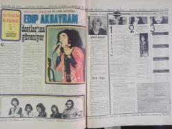 Milliyet Haftalık Aktüalite Sinema Tiyatro Müzik ve Magazin Dergisi - 4 Kasım 1973 - Necip Usta'nın Yemek Reçeteleri - Yaşadığımız Günler - Burhan Felek - Konuşan Fotoğraflar - Mustafa Ünaldı - Ahmet Turangül - İlker Aksoy - Eski Yıldızlar Moda Olunca - Ayşe Songur - Marilyn Monroe - Piyanistlikten Başbakanlığa - Ünlü Sanatçıların Öyküleri - Edip Akbayram - Dostlarına Güveniyor - Lale Akat - Çınar ve Zengin Halk Müziğinden Örnekler Verdiler - Hoş Memo Çizgi Romanı - Üsküdar ve Üsküdarlılara Dair - Şu Bizim Türkiye Turhan Aytul - Leyla Erduran - Yaptıkları Ettikleri Dedikleri - Leyla Erduran - Bir İddia - Bilmece Yüzükler - Marie Curie Hikayesi - Sevsin Cuntürk - Serpil Önder - Cahide Güran - Bengi Şarman - Altan Demirkol - Yılmaz Duru - Emel Sayın fotoğraf ve haberi - Tam Takım Dergi