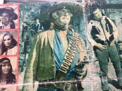 ORİJİNAL WESTERN BEZ SİNEMA AFİŞi - Makkenna'nın Altınları, (L'oro di Mackenna - Mackenna's Gold) 1969, BEZ FİLM AFİŞİ / POSTERİ - BÜYÜK BOY - ORİJİNAL - 65 X 45 cm EBADINDA - Original Turkish Big Size Movie Poster - J. Lee Thompson, Heck Allen, Carl Foreman, Gregory Peck, Omar Sharif, Telly Savalas, Camilla Sparv, Keenan Wynn, Julie Newmar, Ted Cassidy, Lee J. Cobb, Raymond Massey, Burgess Meredith, 	Anthony Quayle, Edward G. Robinson, Eli Wallach, Eduardo Ciannelli, Dick Peabody, Rudy Diaz, Robert Phillips, Shelley Morrison, Robert Porter, David Garfield, Pepe Callahan, Madeleine Taylor Holmes, Duke Hobbie, Victor Jory