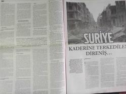 Dünya ve İslam Siyasi ve Magazin Gazetesi - Temmuz Ağustos 2013 - Eksantrik Espiyonaj - Dünya ve İslam'dan - Ruhani, İran'da Neleri Değiştirebilir? - Iraklı Çocuklar: Ellerinden Alınan Haklar, Çalınan Bir Gelecek - Suriye Kaderine Tekedilen Direniş - Asya Baharı - İran'ı Suriye'de Tanımak - Türkiye, Yahudiler ve Holokost - Suriye Devriminin Dünü ve Bugünü - Taşların Konuştuğu Şehir: Kudüs - Yoldaki İşaretçi: Seyyid Kutub - Yenilenme ve Direniş Ayrışmaz Bir Çizgidir - Küresel Değişimde Hilafetin Yol İşaretleri - En-Nebhani'nin Düşünce Dünyası - İslam ve İnsanların Klonlanması - 2014 Kritik mi? - Tahrir'den Taksime Bir Bakış fotoğraf ve haberi - Tam Takım Gazete