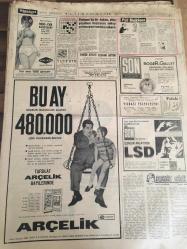 HÜRRİYET GAZETESİ  23 Aralık 1966 YIL :19 SAYI : 6701----Kıbrıs 'ta Makarios  Polis  teşkilatı  adı altında ordu kurdu - hava çok gergin -----Rumlar , Çek silahlarını  barış  gücüne vermiyor ---Kosigin   Ticari ve Teknik  İlişkilerin  Artmasını İstiyor --- Banguoğlu  CHP 'den ihraç  olundu ---Viyana 'dan tevkif edilen  döviz  kaçakçısı  Türk 'ün  üzerinde  3 pasaport çıktı ---Petrol -İş  :Grev devam ederse İstanbul da hayat  felce  uğrar diyor ----Metin :Gündüz  Kılıç la  golleri  atığım  zaman  konuşacağım ----Sunay  , Ulvi  Yenal  'ın  tayini  kabul etmedi ---Yunanistan  'a  76-62  yenildik ----Fabbri  'ye  7 ay  ceza  verildi ----Kennedy  'nin  bile gerçek  katili henüz  bulunamadı ---Prenses  Süreyya kendisinden yedi yaş küçük  bir gençle  evleniyor ---