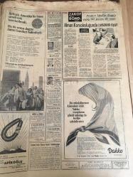 HÜRRİYET GAZETESİ  22 ARALIK 1966 YIL :19 SAYI :6700----Donama Akdeniz de alarma geçirildi  :Kıbrıs  Karıştı  B.Milletler Temsilcisi İstifasını Verdi ----Kosigin :Dostluk bize  çok şeyler  kazandırır ---Çekoslovakya  'nın  Rumlara silah  vermesini  Kosigin  tasvip  etmiyor -- -- Yunan  Başbakanı  istifa etti ----4 af  geçti  ,Ruben Asa neden hala   hapiste ?----Hamile kadın düştüğü kuyuda çocuk  dünyaya getirdi ----Futbolcu  ,idareci  ,seyirci  ve  müşahit  disiplini  şart  ----Apak : Hakemliğin  geleceğinden  endişe ediyorum ---  Romanya galibiyetinden  sonra Avrupa  Şampiyonasına Şansımız arttı ---Bir Japon Bilgini  Topalların  Ayağını Uzatıyor ---17 yıl sonra ayrılan   Gina ve Milko  , birer sevgili buldu ----