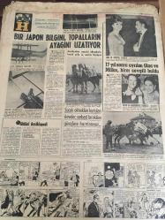 HÜRRİYET GAZETESİ  22 ARALIK 1966 YIL :19 SAYI :6700----Donama Akdeniz de alarma geçirildi  :Kıbrıs  Karıştı  B.Milletler Temsilcisi İstifasını Verdi ----Kosigin :Dostluk bize  çok şeyler  kazandırır ---Çekoslovakya  'nın  Rumlara silah  vermesini  Kosigin  tasvip  etmiyor -- -- Yunan  Başbakanı  istifa etti ----4 af  geçti  ,Ruben Asa neden hala   hapiste ?----Hamile kadın düştüğü kuyuda çocuk  dünyaya getirdi ----Futbolcu  ,idareci  ,seyirci  ve  müşahit  disiplini  şart  ----Apak : Hakemliğin  geleceğinden  endişe ediyorum ---  Romanya galibiyetinden  sonra Avrupa  Şampiyonasına Şansımız arttı ---Bir Japon Bilgini  Topalların  Ayağını Uzatıyor ---17 yıl sonra ayrılan   Gina ve Milko  , birer sevgili buldu ----