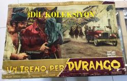 ORİJİNAL BEZ SİNEMA AFİŞİ - Drango, Ölüm Treni, (UN TRENO PER DURANGO - ) 1968, BEZ FİLM AFİŞİ / POSTERİ - BÜYÜK BOY - ORİJİNAL - 65 X 45 cm EBADINDA - Original Turkish Big Size Movie Poster - Mario Caiano, José Gutiérrez Maesso, Duccio Tessari, José Gutiérrez Maesso, Duccio Tessari, Mario Caiano, Anthony Steffen, Mark Damon, Dominique Boschero, Roberto Camardiel, José Bódalo, Manuel Zarzo, Aldo Sambrell, Enrico Maria Salerno, Rafael Albaicín, Simón Arriaga, José Canalejas, Gonzalo de Esquiroz, Tito García, Goyo Lebrero, José Manuel Martín, Francisco Nieto, Joaquín Parra, Lorenzo Robledo