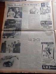 Cumhuriyet Gazetesi - 27 Ocak 1953 - Demirperde Gerisinde Yapılan Büyük Temizlik - Nurcular Hakkında Takibat İcrasına Girişildi - Mercan Arsası Hadisesi Dün Mecliste Görüşüldü - NATO Akdeniz Kuvvetleri Komutanı Amiral Mountbatten Bugün Geliyor - Milliyetçiler Derneği ve Tevfik İleri - İstanbul'da Bir Yılda 3500 Kuduz Vakası - 3 Kadının Romanı Yazan Peride Celal Yazı Dizisi - Mustafa Namık Çankı - Orhan Remzi Yüreğir - Kazım Karabekir'in Hatırası Anıldı - Galatasaray Ve Milli Takımın Kaptanı Muzaffer Tokaç Dün Evlendi - Amerika'nın En Meşhur Savaş Pilotu Edwin Heller Kore'de Kayboldu - Üniversiteli Şairler Günü - Ömür Boyunca Yazan Ernest Hemingway Yazı Dizisi - Fenerbahçe Adaletle Bugün Karşılaşıyor - Kadınlar Celladı Landru Yazı Dizisi - Günün Resimleri - Puro Tuvalet Sabunları - Radyolin Diş Macunu - Türkiye İş Bankası - Çapamarka - Singer Gece Bekçisi Kontrol Saati