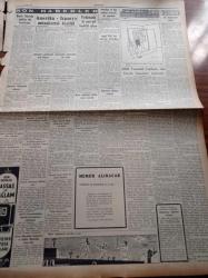 Cumhuriyet Gazetesi - 17 Şubat 1953 - Meclis Bütçe Müzakerelerine Başladı - İsmet İnönü'nün Bütçe Tenkidi Bizzat Başbakan Adnan Menderes Tarafından Da Alkışlandı - Milli Tesanüd Cephesi'nin Büyük Komitesi Toplandı - Ankara İle New York Arasında İlk Telefon Görüşmesi Yapıldı - Türk Yugoslav Yunan Askeri Görüşmeleri - Amerikan Ve Rus Uçakları Arasında Bir Çarpışma - Coğrafya Haftası Başladı - Atlantikte Yelkenle 6000 Mil Yazan Sadun Boro Yazı Dizisi - Üç Kadının Romanı Yazan Peride Celal Yazı Dizisi - Adile Ayda - Bütün Paris Piyanist İdil Biret'ten Bahsediyor - Yunus Nadi Mükâfatı Karikatür Müsabakası - Burhan Felek - Silvana Mangano Anna Filminde - Sümer Sineması - Hale Sineması - Amerika'da Sakatlanan Atletimiz Erdal Barkay'ın Durumu - Mareşal Rundstedt'in İfşaatı Hitler'in Oynadığı Son Kumar - Neyzen Tevfik'in Ölümü Dolayısıyla - Kadınlar Celladı Landru Yazı Dizisi - Geçmişte Büyük Cinayetler - Arı Bisküvileri - Blaupunkt Radyo - Star Traş Bıçakları - Ronson Çakmak