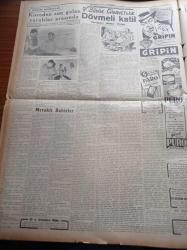 Cumhuriyet Gazetesi - 17 Şubat 1953 - Meclis Bütçe Müzakerelerine Başladı - İsmet İnönü'nün Bütçe Tenkidi Bizzat Başbakan Adnan Menderes Tarafından Da Alkışlandı - Milli Tesanüd Cephesi'nin Büyük Komitesi Toplandı - Ankara İle New York Arasında İlk Telefon Görüşmesi Yapıldı - Türk Yugoslav Yunan Askeri Görüşmeleri - Amerikan Ve Rus Uçakları Arasında Bir Çarpışma - Coğrafya Haftası Başladı - Atlantikte Yelkenle 6000 Mil Yazan Sadun Boro Yazı Dizisi - Üç Kadının Romanı Yazan Peride Celal Yazı Dizisi - Adile Ayda - Bütün Paris Piyanist İdil Biret'ten Bahsediyor - Yunus Nadi Mükâfatı Karikatür Müsabakası - Burhan Felek - Silvana Mangano Anna Filminde - Sümer Sineması - Hale Sineması - Amerika'da Sakatlanan Atletimiz Erdal Barkay'ın Durumu - Mareşal Rundstedt'in İfşaatı Hitler'in Oynadığı Son Kumar - Neyzen Tevfik'in Ölümü Dolayısıyla - Kadınlar Celladı Landru Yazı Dizisi - Geçmişte Büyük Cinayetler - Arı Bisküvileri - Blaupunkt Radyo - Star Traş Bıçakları - Ronson Çakmak