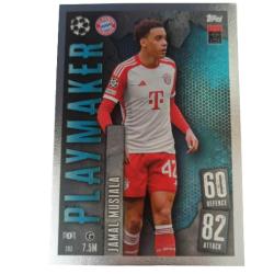 Topps Match Attax Champions League 23/24 No. 203 Jamal Musiala Playmaker Futbolcu Kartı - madra vintage