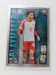 Topps Match Attax Champions League 23/24 No. 203 Jamal Musiala Playmaker Futbolcu Kartı