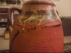 su testisi, toprak testi, anfora, Küp, seramik Su Testisi - 1985-86, Bilecik - Pazaryeri yukseklik 40cm En 25cm ağız çapı 12cm  bozcaarmut tarafindan, 40 yildan fazla. kucuk bi kılcal çatlak var ama akıtma yok