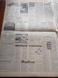 Milliyet Gazetesi - 27 Nisan 1962 - CHP Şartı Kabul Edilmezse Koalisyondan Çekilecek - Cumhuriyetçi Köylü Millet Partililer Af İçin Serbest - 147'ler Pazartesi Derse Başlayacak - Maliye Bakanı Şefik İnan Servet Beyanı Kalmalı Dedi - Elizabeth Taylor Dün Taburcu Oldu - Amerikan Roketi Ay Sathına Çarptı - Gümrük Ve Tekel Bakanı Şevket Bulatoğlu - Özel Teşebbüs Bira Fabrikası Kurulabilecek - Adalet Partisi - Çetin Altan Köşe Yazısı - Suadiye Oteli - Star Marka Masa Radyoları - Walt Disney'in Ayakları - Sami Kohen - Kızıl Kadırga Yazan Abdullah Ziya Kozanoğlu Yazı Dizisi - Docteur Renaud Paris Salatalık Güzellik Sütü - A Milli Takım Peşte'de - Turgay Şeren - Palermo Metin Oktay'a 9 Milyonu Ödeyecek - Brezilya'nın En Formda İki Elemanı Pele Ve Vava - Fiorentinalı Can Bartu Oya Sart İle Evlendi