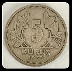 1939 - 5 KURUŞ (TCM939)