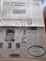 Milliyet Gazetesi - 17 Mart 1961 - Yunan Dışişleri Bakanı Averof'un Milliyet'e Beyanatı - Silahtarağa Fabrikasını Uçurmaya Kalkışan 46 Kişi Yargılanıyor - 16 Mart Şehitleri Anıldı - Adalet Partili 4 İdareci Daha Dün Nezarete Alındı - Başkan Cemal Gürsel Bu Gece Kardeşlik Haftasını Açacak - İkramiyeyi Az Bulan 1000 Liman İşçisi İşbaşı Yapmadı - Çetin Altan Köşe Yazısı - Tarla Kuşu Oyununda Ayla Algan - Bulmaca - Radyo Bugünkü Program - Zeki Müren Kazablanka'da - Sevim Tanürek - Celâl Şahin - Hududa Dökülen Mayınlar Kaçakçılığı Önleyemiyor - Bir Rüzgar Esti Yazan Daniel Gray - Kamil Koç Otobüsleri - Kolynos Diş Macunu - Soğuk Algınlığına Karşı Vicks - Fredo Kolonyası - Galatasaray Beşiktaş Cephesinde Sükunet Var - Basketbolda Darüşşafaka Fenerbahçe'yi Yendi - Kulüpler 9 Bölgede Toto Bayiliği Açıyor - Ordu Takımı Yurda Döndü - Antrenör Önder Dai Kursa Gönderiliyor
