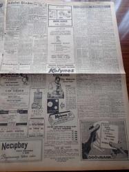 Milliyet Gazetesi - 17 Mart 1961 - Yunan Dışişleri Bakanı Averof'un Milliyet'e Beyanatı - Silahtarağa Fabrikasını Uçurmaya Kalkışan 46 Kişi Yargılanıyor - 16 Mart Şehitleri Anıldı - Adalet Partili 4 İdareci Daha Dün Nezarete Alındı - Başkan Cemal Gürsel Bu Gece Kardeşlik Haftasını Açacak - İkramiyeyi Az Bulan 1000 Liman İşçisi İşbaşı Yapmadı - Çetin Altan Köşe Yazısı - Tarla Kuşu Oyununda Ayla Algan - Bulmaca - Radyo Bugünkü Program - Zeki Müren Kazablanka'da - Sevim Tanürek - Celâl Şahin - Hududa Dökülen Mayınlar Kaçakçılığı Önleyemiyor - Bir Rüzgar Esti Yazan Daniel Gray - Kamil Koç Otobüsleri - Kolynos Diş Macunu - Soğuk Algınlığına Karşı Vicks - Fredo Kolonyası - Galatasaray Beşiktaş Cephesinde Sükunet Var - Basketbolda Darüşşafaka Fenerbahçe'yi Yendi - Kulüpler 9 Bölgede Toto Bayiliği Açıyor - Ordu Takımı Yurda Döndü - Antrenör Önder Dai Kursa Gönderiliyor