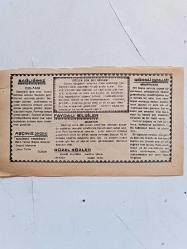 28 OCAK 1980 takvim yaprağı doğum günü hediyesi ( ÇİF RAF )