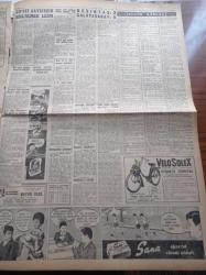 Milliyet Gazetesi - 21 Mart 1961 - Türkiye Tarım Bakanı:İşlenen tarım arazileri çok fazla,azaltılması gerekli,Çiftçi Sayısının Azaltılması Lazım - Adalet Partisi Lideri Ragıp Gümüşpala Dün Cemal Gürsel İle Görüştü - Tarım Bakanı Osman Tosun - Gericiler Dün Tel'in Edildiler - Anayasa Seçim Kanunu Mayıs'a Kadar Çıkacak - Türkiye Milli Talebe Federasyonu Kerkük Katliamlarına Son Verilmesi İsteniyor - Çalışma Bakanı Cahit Talas - Çetin Altan Köşe Yazısı - Bugünkü Falınız - Fargo Kamyonları - DYO Boyaları - Abdülcanbaz'ın Maceraları Çizen Turhan Selçuk - CHP Genel Başkanı İsmet İnönü Araplarla Dostluk İstiyor - Hayır Doktor Hayır Yazan Margueritte Lees- Marmara Sineması - Beşiktaş 2 Galatasaray 0 - Genç Takım Bulgar Millileri 2 0 Yendi - Darüşşafaka Türkiye Basketbol Şampiyonu - Fikret Kırcan - Eşfak Aykaç - Halit Kıvanç - Namık Sevik - Hakem Faruk Talu - Necmi Tanyolaç