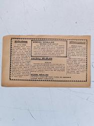 10 ŞUBAT 1980 takvim yaprağı doğum günü hediyesi ( DELİKLİ RAF )