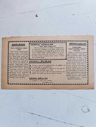 26 ŞUBAT 1980 takvim yaprağı doğum günü hediyesi ( DELİKLİ RAF )