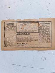 27 ŞUBAT 1980 takvim yaprağı doğum günü hediyesi ( DELİKLİ RAF )